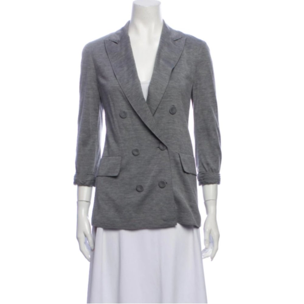 3.1 Phillip Lim Silk Grey Cardigan Blazer Jacket XS